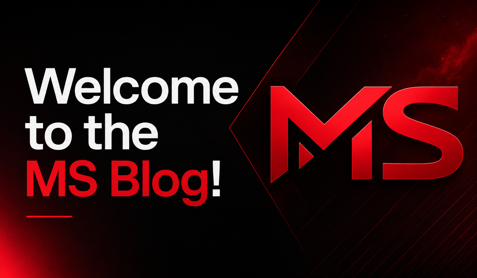 Welcome to the MS Blog!